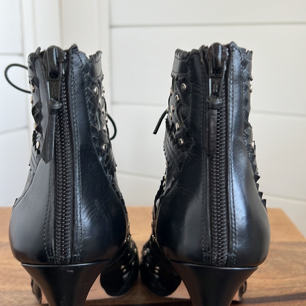 Studded Stuart Weitzman Booties. - Picture 11 of 17